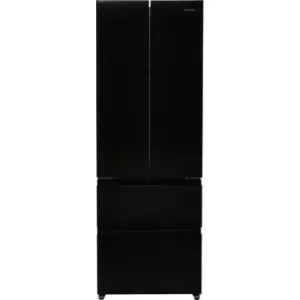 Image of Hisense PureFlat RF632N4BBF 70/30 Frost Free Fridge Freezer - Black - F Rated