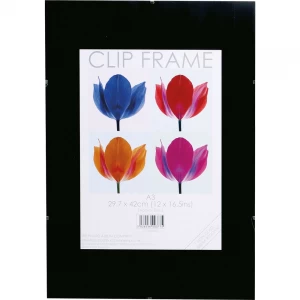 Image of Photo Album Co A3 Poster Display Frameless Clip Frame