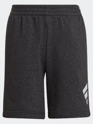 Image of adidas Future Icons 3-stripes Shorts, Black/White, Size 9-10 Years