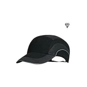 Image of ABR000-001-100 Hardcap A1+/BUMP Cap 7CM Long Peak Black - JSP