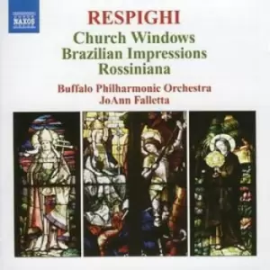 Image of Ottorino Respighi - Vetrate Di Chiesa, Impressioni Brasiliane (Falletta) CD Album - Used