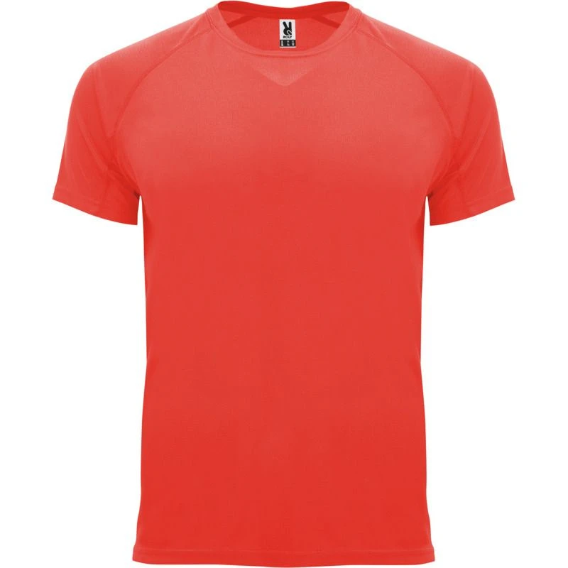 Image of ROLY Bahrain Sports T-Shirt in Coral Size: 4 Years Coral Unisex 4 Years