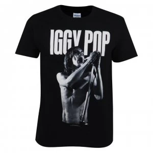 Image of Official Iggy Pop T Shirt - Mic Stance