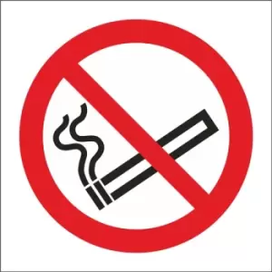 Image of No Smoking Symbol Self Adhesive Vinyl 100mm x 100mm SS020SA CASTLE PROMOTIONS