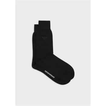 Image of Emporio Armani Short Socks Dark Grey
