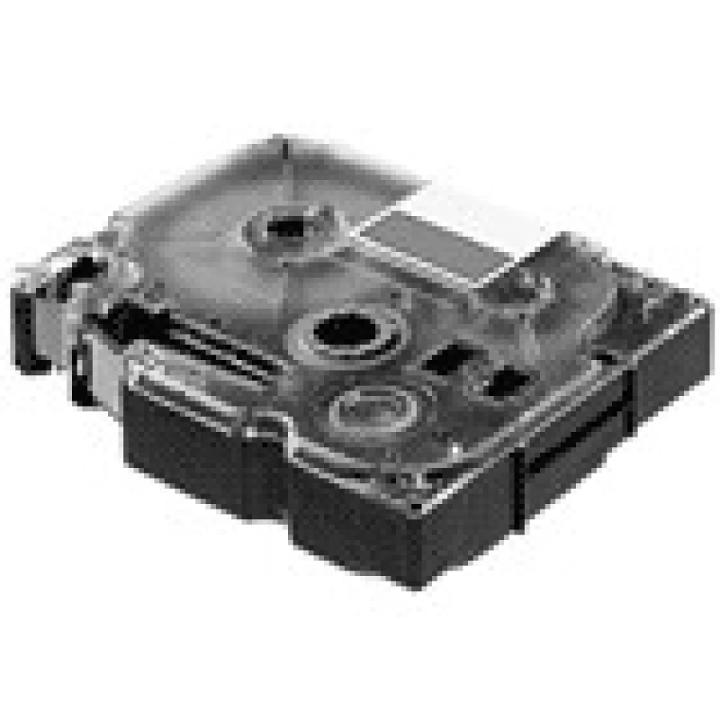 Image of Brother Black on White Gloss Laminated Tape. 9mm label-making tape TZ