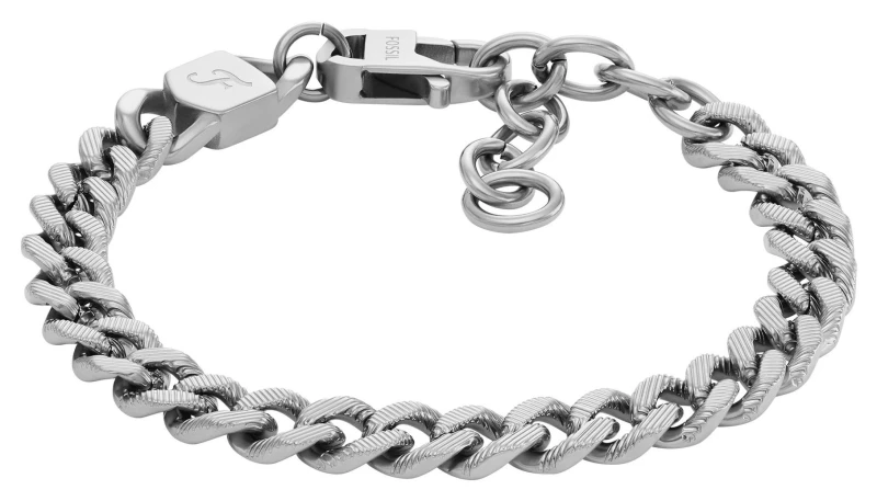 Image of Fossil JF04697040 Womens Harlow Stainless Steel Textured Jewellery