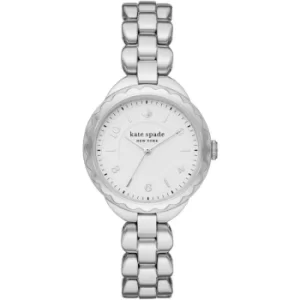 Image of Ladies Kate Spade New York Morningside three-hand stainless steel watch