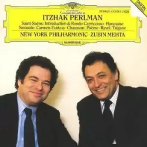 Image of Itzhak Perlman - Works for Volin and Orchestra CD Album - Used
