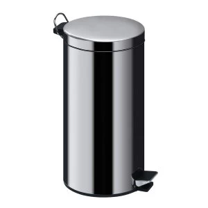 Image of Premier Housewares 30L Pedal Bin - Silver