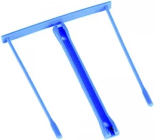 Image of ValueX Plastic Filing Clip Blue (Pack 20)