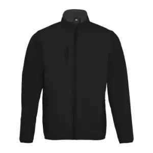 Image of SOLS Mens Radian Soft Shell Jacket (S) (Black)