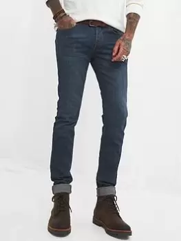 Image of Joe Browns Superb Fit Jeans - Dark Vintage Wash Blue, Dark Vintage Wash, Size 34, Inside Leg Long, Men