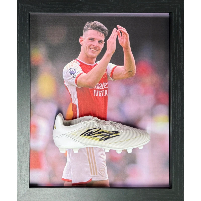 Image of Arsenal FC Declan Rice Arsenal signed Adidas football boot Red unisex One Size