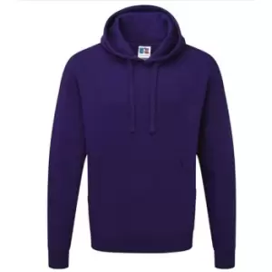 Image of Russell Colour Mens Hooded Sweatshirt / Hoodie (S) (Purple)