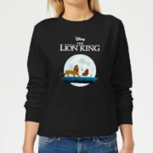 Image of Disney Lion King Hakuna Matata Walk Womens Sweatshirt - Black - S