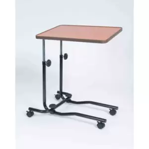 Image of Nrs Healthcare Adjustable Wheeled Over Bed Table