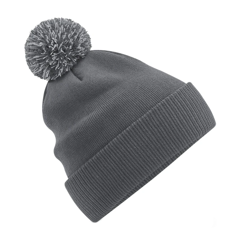 Image of Beechfield Beechfield Men Snowstar Beanie in Grey Grey One Size Male 5059958982185