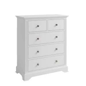 Image of Bingley 2 Over 3 Chest Of Drawers - White