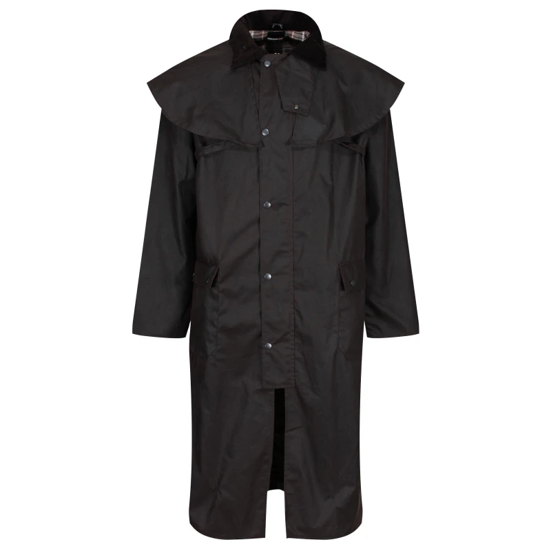 Image of Regatta Mens Cranbrook Weatherproof Wax Jacket Brown male M