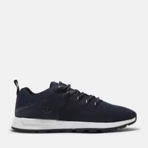 Image of Timberland Sprint Trekker Knit Trainer For Men In Navy, Size 9