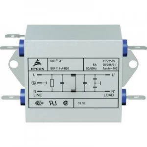 Image of EMI filter 250 V AC 10 A 0.82 mH L x W x H 77 x