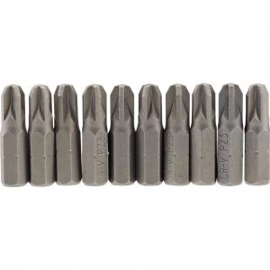 Image of Draper Pozi Screwdriver Bit PZ3 25mm Pack of 10