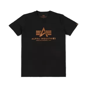 Image of Basic Foil Print T-Shirt