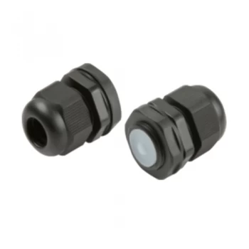 Image of KnightsBridge M20 IP66 Nylon Cable Gland with Locknut