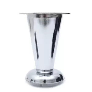 Image of Feet Legs Sofa Beds Cupboard Cabinets Kitchen Furniture 100mm - Colour Chrome
