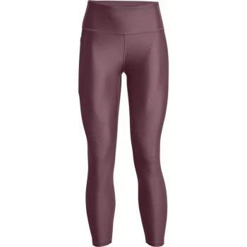 Image of Under Armour Armour Heat Gear Hi Ankle Leggings - Purple