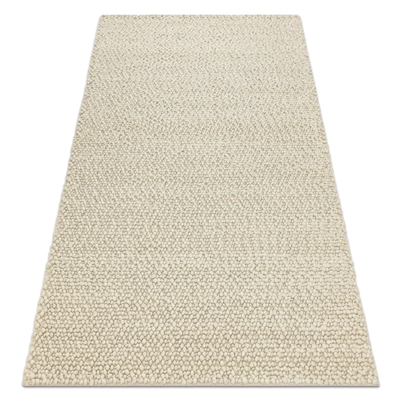 Image of RugsX Wool Carpet Tahar 99005B Cream / Grey - Hand-Woven Loop, Uniform 160X240 Cm