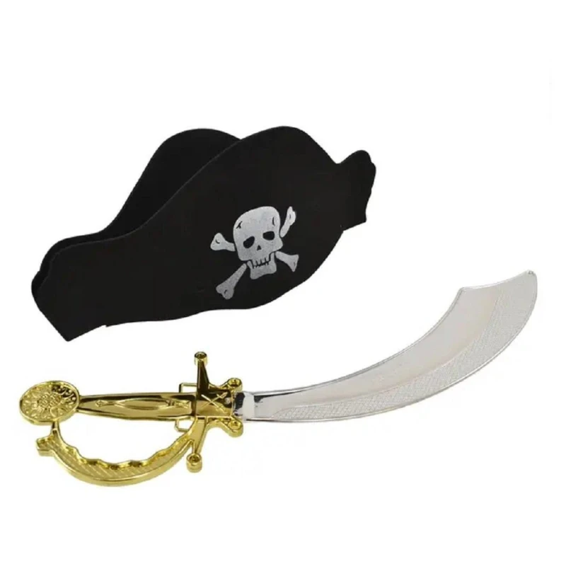 Image of Kandy Toys Pirate Sword and Hat Multi