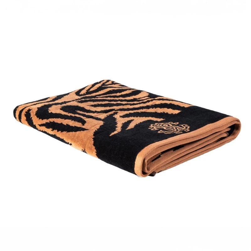 Image of ROBERTO CAVALLI HOME Zebra Towels - Brown Brown Hand Towel