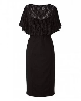 Image of Scarlett & Jo Chevron Lace Front Dress