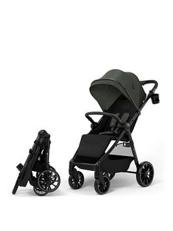 Image of Kinderkraft GRANDE 2 Stroller Pushchair For Children Up To 22 kg in Green Green Unisex