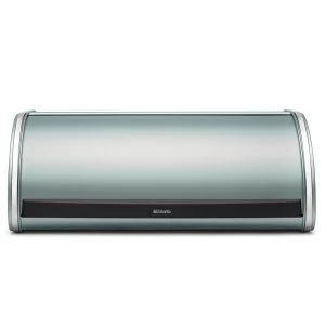 Image of Brabantia Roll Top Bread Bin - Metallic Mint