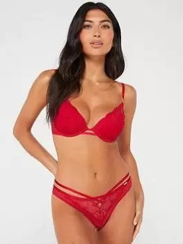 Image of DORINA Noori Light Padded Plunge, Red, Size 34A, Women