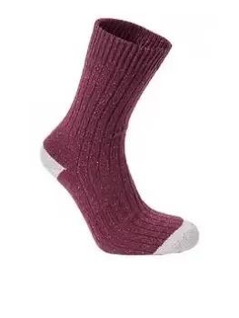 Image of Craghoppers Nevis Walking Sock - Berry Size 6-8, Women