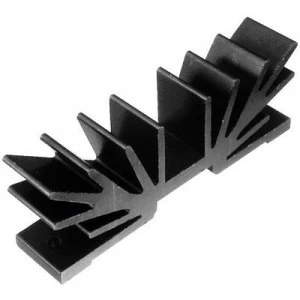 Image of Fin heat sink 5 CW L x W x H 15 x 70 x 25mm TOP 3 TO 220 AS
