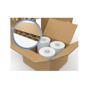 Image of Original Packing Carton Double Wall Strong Flat Packed 510mm x 510mm x 430mm Pack of 15