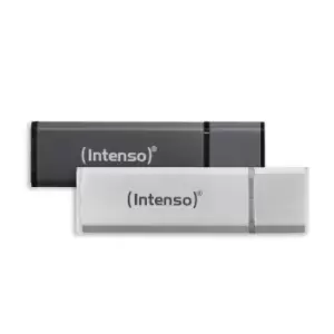 Image of Intenso AluLine USB Drive 32GB Doppelpack 2x32GB - 32GB USB flash...