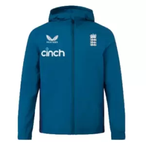 Image of 2023 England Cricket Training Rain Jacket (Deep Dive)