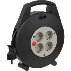 Image of Brennenstuhl 1093200 Cable reel 10.00 m Black PG plug