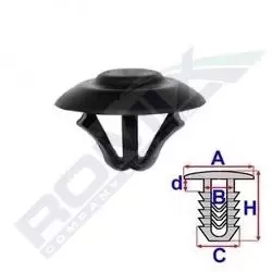 Image of ROMIX Clip MERCEDES-BENZ C60749 A0019880325