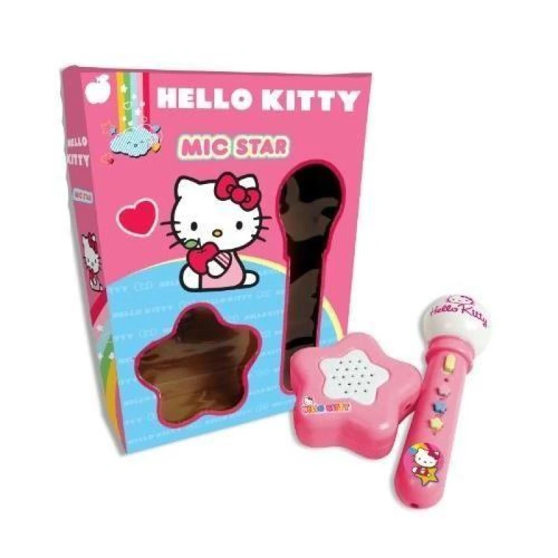 Image of Sublime Market Connect Hello Kitty REIG Microphone with Amplified Speaker - 1501 for children aged 3 and over