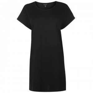Image of Miso Long Length Boyfriend T Shirt Ladies - Black