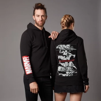 Image of Marvel Comic Classics Unisex Hoodie - Black - XL
