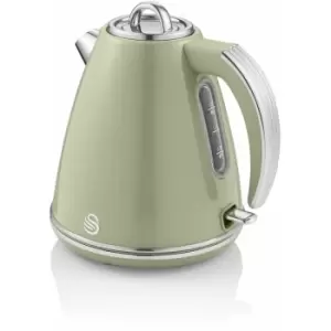 Image of Swan 1.5 Litre Green Jug Kettle 3KW - GREEN