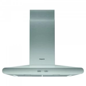 Image of Hotpoint PHC67FLBI 60cm Chimney Cooker Hood
